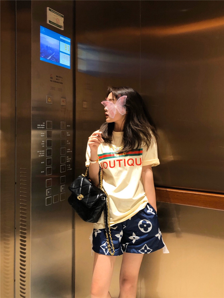 ootd | gg腰带t配lv夏日限定短裤太潮了吧