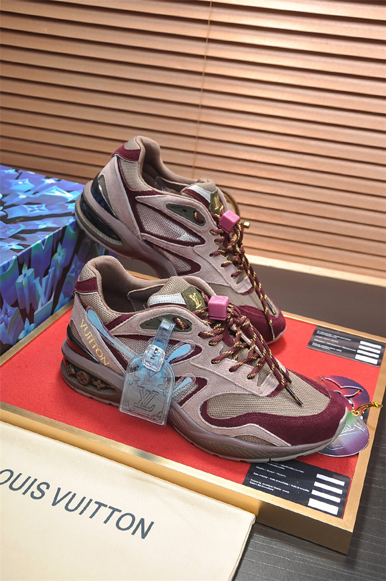 lv 1a7quz 茄紫色 lv trail 运动鞋