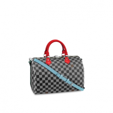 LV N40236 黑格 SPEEDY BANDOULIÈRE 30 手袋