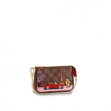 LV N60259 汽车印花 MINI POCHETTE ACCESSORIES 小号麻将包