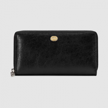 Gucci 575988 1GZ0X 1000 饰互扣式 G 全拉链钱包