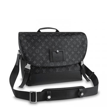 LV M40510 黑花 VOYAGER 中号邮差包