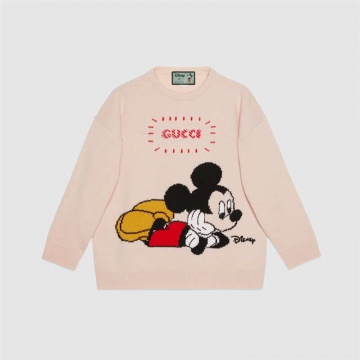 Disney x Gucci 606203 XKA7Q 9376 白色羊毛毛衣