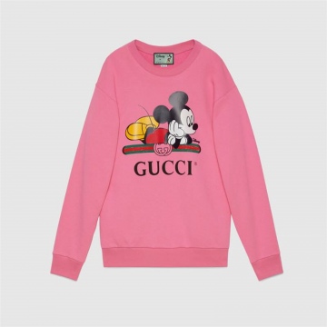 Disney x Gucci 469250 XJB8C 5412 粉红 超大造型卫衣