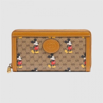 Disney x Gucci ‎602532 HWUBM 8559 全拉链式钱包