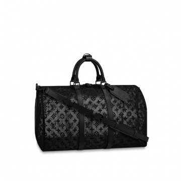 LV M53971 黑色 KEEPALL BANDOULIÈRE 50 旅行袋