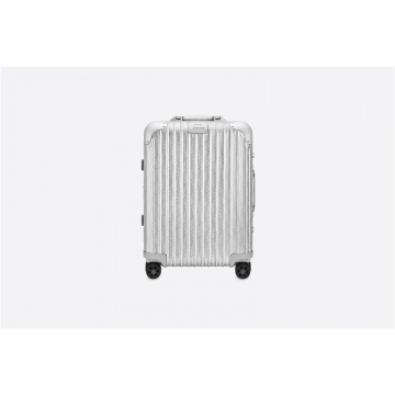 DIOR AND RIMOWA 1DRTR002YWZ_H31E 灰色 OBLIQUE图案 铝镁合金登机箱