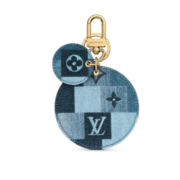 LV M69017 ILLUSTRE DENIM PATCHWORK 包饰与钥匙扣