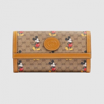 Disney x Gucci古驰 602530 HWUBM 8559 长款钱包