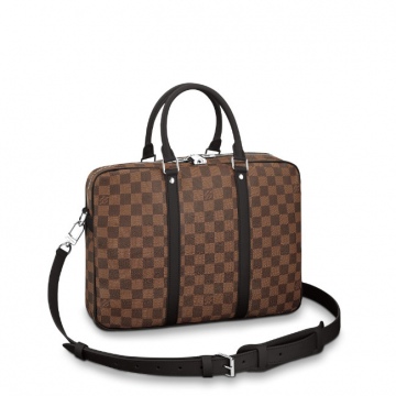 lV N41466 咖啡格 PORTE-DOCUMENTS VOYAGE 小号公文包