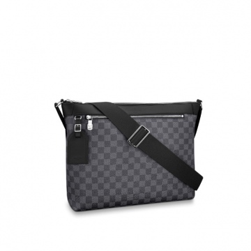 LV N40004 黑格 MICK 中号手袋