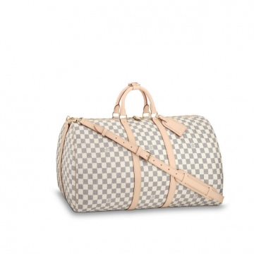 LV N41429 白格 KEEPALL 55 旅行袋