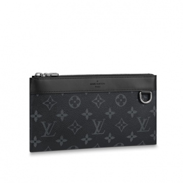 LV M44323 黑花 DISCOVERY POCHETTE 小号手袋