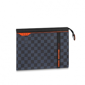 LV N60241 橙色 POCHETTE VOYAGE 中号手袋