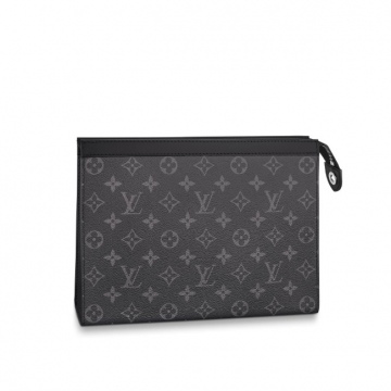 LV M61692 黑花 POCHETTE VOYAGE 中号手袋