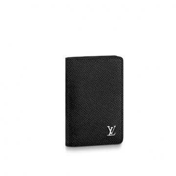LV M30283 黑色十字纹 口袋钱夹