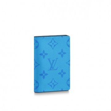 LV M30436 TAIGARAMA系列 湖水蓝色 口袋钱夹