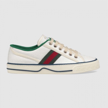 Gucci古驰 606110 99W90 9085 白色 Gucci Tennis 1977 女士运动鞋