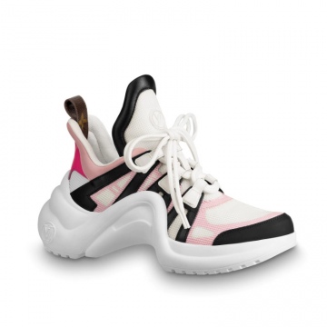 LV 1A5C1P 淡玫瑰粉色 LV ARCHLIGHT 运动鞋