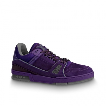 LV 1A5PYF 紫色 LV TRAINER 运动鞋