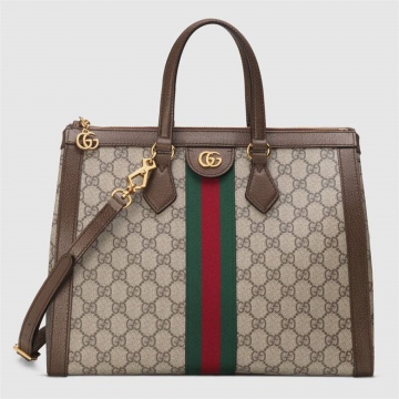 Gucci古驰 524537 K05NB 8745 Ophidia系列GG中号托特包