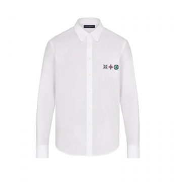 LV 1A7XWP 白色 MONOGRAM 标准款印花衬衫裤