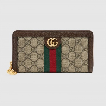 Gucci古驰 523154 96IWG 8745 Ophidia系列GG全拉链式钱包