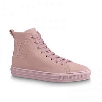 LV 1A5MQL 淡玫瑰粉色 STELLAR 高帮运动鞋