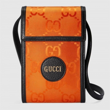 Gucci古驰 625599 H9HAN 7560 橘色 Off The Grid系列迷你手袋