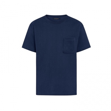 LV 1A5ZSV 海军蓝色 3D口袋 MONOGRAM T恤