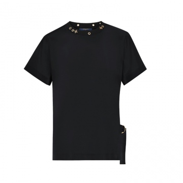 LV 1A4PFD 黑色 SIDE STRAP T恤