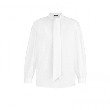 LV 1A604W 白色 垂饰衣领衬衫