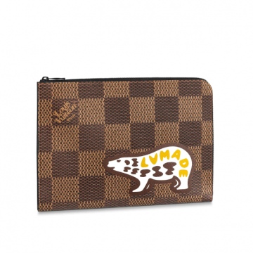 LV NIGO 联名系列 N60390 POCHETTE JOUR 大号手袋