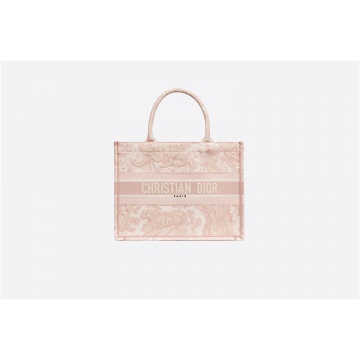 Dior迪奥 M1296ZTDT_M956 粉色老虎 小号BOOK TOTE手袋