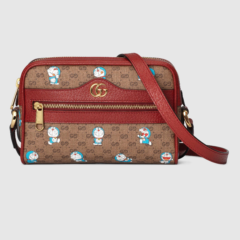 Gucci 647784 2TUBG 8580 Doraemon x Gucci联名系列迷你手袋- 顶奢网
