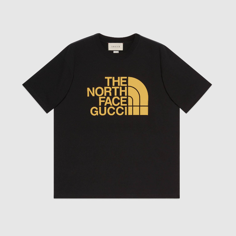 Gucci 616036 XJDCL 1131 The North Face x Gucci联名系列超大造型T恤 