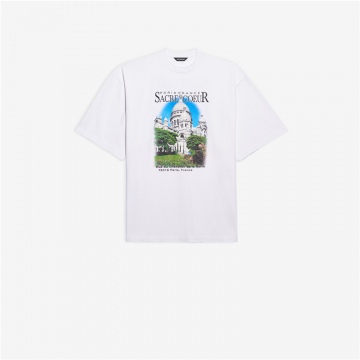 Balenciaga 641614TJVH69000 641614TJVH61000 Sacré Cœur 加大号T恤
