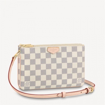 LV N60460 DOUBLE ZIP POCHETTE 手袋