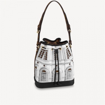 LV x Fornasetti M59105 NOÉ 中号手袋