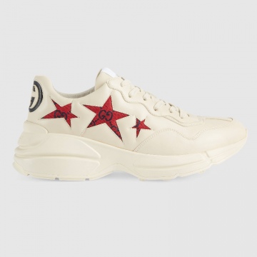 Gucci 664961 664962 Rhyton系列 星星印花运动鞋