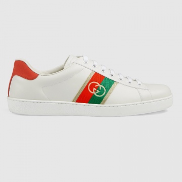 Gucci 644749 645767 Ace系列 互扣式双G运动鞋