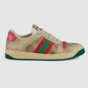 Gucci 570443 Screener系列 皮革运动鞋