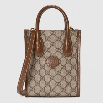 Gucci 671623 92TCG 8563 GG Retro系列迷你托特包