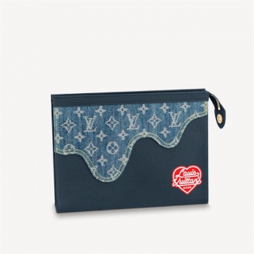 LV Nigo M45961 POCHETTE VOYAGE 中号手拿包