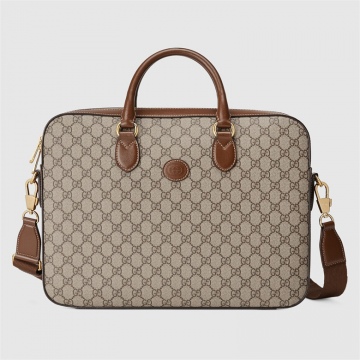 Gucci 674140 92THG 8563 互扣式双G商务包