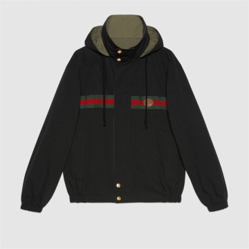 Gucci 639277 Z8AJT 1043 双面尼龙棉混纺夹克