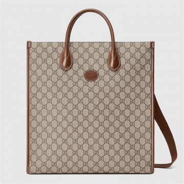 Gucci 674155 92THG 8563 互扣式双G中号托特包