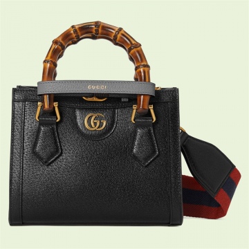 Gucci 702732 U3ZDT 1260 Diana竹节迷你托特包