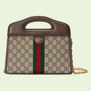 Gucci 693724 96IWO 8745 Ophidia系列 织带小号托特包