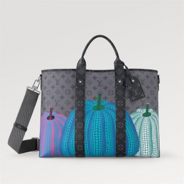 LV M46434 LV x YK WEEKEND 南瓜图案 TOTE 手袋